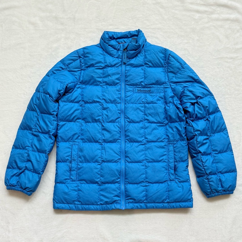 Marmot Down Puffer Jacket for Kids Blue Size XL